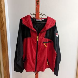 Vintage Red/Black Adventure Team Marlboro Cigarettes Men's Windbreaker XL MINT